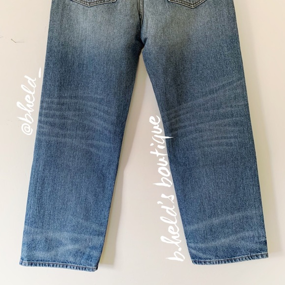 B Sides Jeans Plein Relaxed Straight Jean in Brit Vintage Denim Size 25 New NWT - Picture 14 of 17